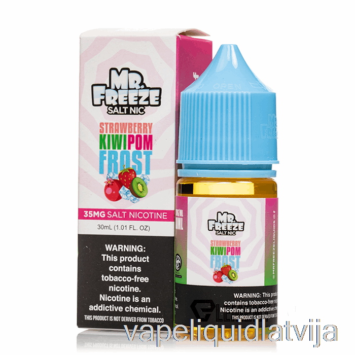 Zemeņu Kivi Pom Frost - Mr Saldēti Sāļi - 30ml 35mg Vape šķidrums